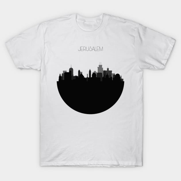 Jerusalem Skyline T-Shirt by inspirowl